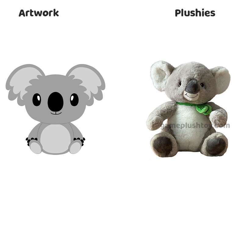Peluche de koala, lindos juguetes de peluche para regalos de cumpleaños infantiles