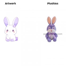 Conejito de orejas largas de peluche, juguete para niños y regalos de Pascua