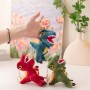 Porte-clés mini peluche animal de 10 cm, porte-clés dinosaure en peluche, peluche douce et mignonne