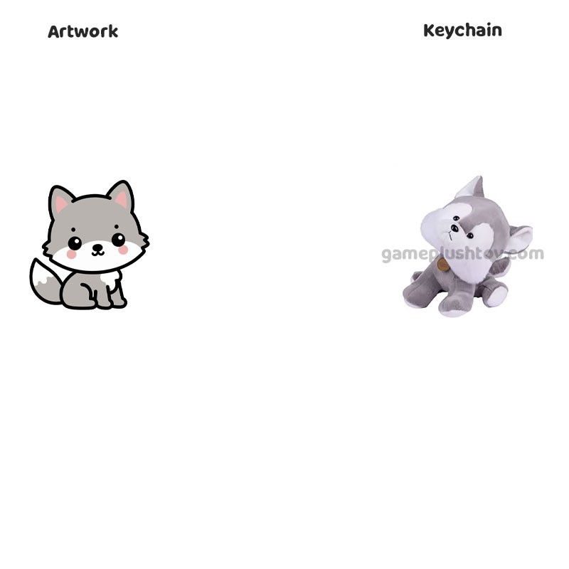 Colgante de peluche personalizado, lindo peluche de animal para máquina de garras.