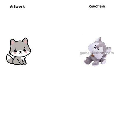 Colgante de peluche personalizado, lindo peluche de animal para máquina de garras.