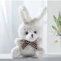 Mini llavero de peluche de conejo, colgante de conejo suave para bolsos y coches.