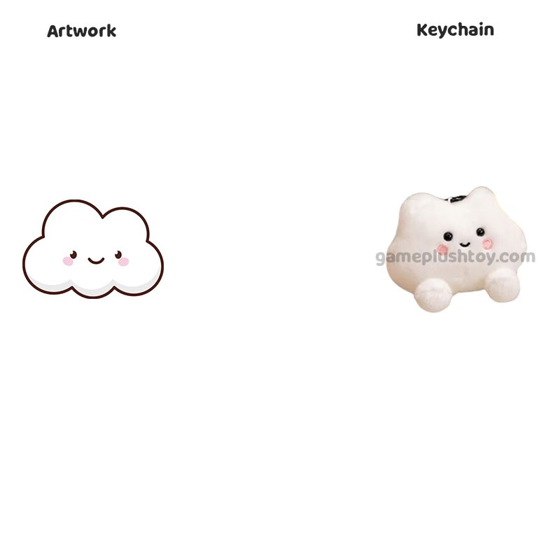 Custom Plush Keychain