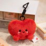 Fabricante de llaveros de peluche personalizados, pequeños llaveros de mochila suave de peluche, juguete
