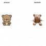 Teddy Bear Plush Keychain 11cm