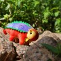 Dinosaurier-Plüsch-Schlüsselanhänger, weiches Tierpuppe, Partygeschenk für Kinder und Kleinkinder