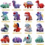 Llavero de peluche de dinosaurio, juguete suave de animal, muñeco de fiesta para niños y bebés