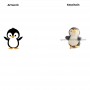 Mini Penguin Plush Keychain