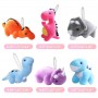 Mini dinosaure en peluche, mignon et doux, pendentif en peluche pour enfants