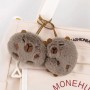 Kawaii Pluche Sleutelhanger Leuke Pluche Speelgoed met Beltoon voor Kinderen