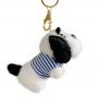 Porte-clés en peluche chien Mini 10 cm, jouet en peluche pour sacs et cadeaux
