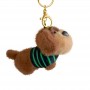 Mini llavero de peluche de perro salchicha de 10 cm para bolsos y regalos