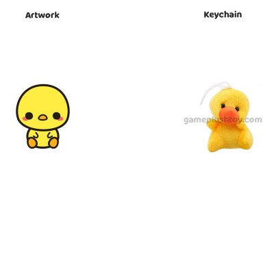 Gepersonaliseerde pluche sleutelhanger, schattige kleine knuffeldier sleutelhangerdecoraties voor kinderen en cadeaus