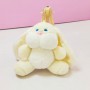 Llavero de conejo de peluche suave y esponjoso para bolsos y regalos