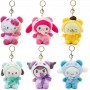 Peluche Anime Kawaii Sanrio Porte-clés Peluche 12,7 cm Pendentif Cadeau Doux Kromi