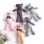 Teddy Bear Plush Keychain Cute Mini Plush Doll by china