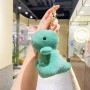 Porte-clés peluche anime, mini machine à pince, peluche dinosaure, porte-clés sac à dos