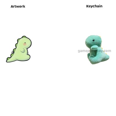 Anime Plush Keychain Mini Claw