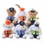 직업 테디베어 키체인 봉제인형 경찰관, 소방관 & 토끼 펜던트 맞춤 제작 OEM/ODM 소프트 토이