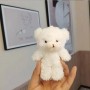 미니 테디베어 선물, 가방 및 DIY 액세서리용 맞춤 제작 소프트 키체인 장난감