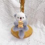 Llavero de peluche con colgante de nutria, muñeco de castor suave, regalo promocional, venta al por mayor
