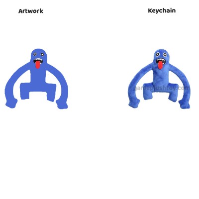 Mini llavero de peluche divertido de monstruo de brazos largos, mochila