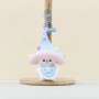 Porte-clés champignon en peluche, doux et moelleux, idéal pour Halloween