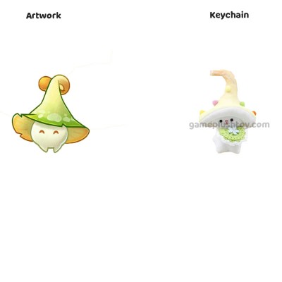 Mushroom Plush Keychain