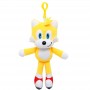 Llavero de peluche de Super Sonic con colgante de muñeco de peluche de dibujos animados suave para niños