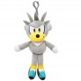 Llavero de peluche de Super Sonic con colgante de muñeco de peluche de dibujos animados suave para niños
