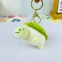 Porte-clés mini tortue en peluche verte, pendentif pour sac à main, cadeau pour enfants