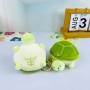 Mini llavero de tortuga de peluche, llavero de tortuga verde de peluche, colgante para bolso