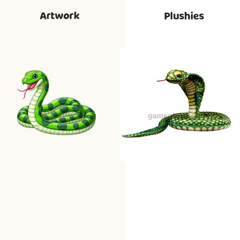 Snake Plush Toy Lifelike Stuffed Animal