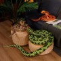 Peluche serpent réaliste, animal en peluche pour enfants et décoration de fête