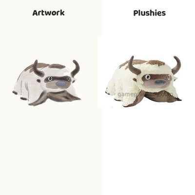 Appa, peluche bison volante douce, animal en peluche personnalisé, poupée en peluche de dessin animé