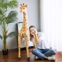 Large Stuffed Giraffe Lifelike Animal Plush Toy