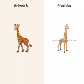 Große Stoffgiraffe, lebensechtes Plüschtier, Hersteller von individuellen Plüschtieren