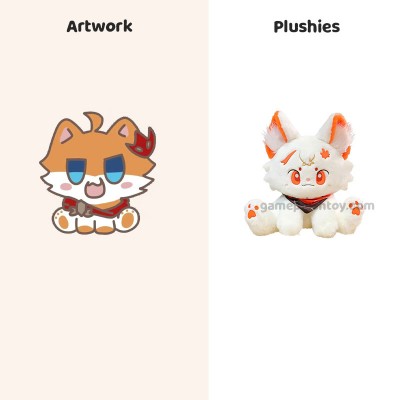 Katzenpuppe Plüschtier, niedliche große Anime-Katze, Spielpuppe für Kinder und Fans