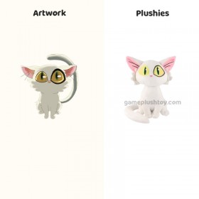 Peluche Chat Anime Douce et Douce, Jouet Chat Dessin Animé pour Enfants et Fans