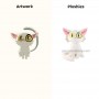 Anime Cat Plush Doll