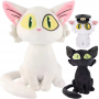 Muñeco de peluche de gato de anime, juguete de gato de dibujos animados suave para niños y fanáticos