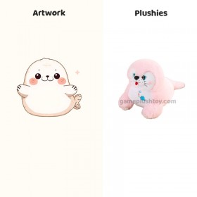 Seal Stuffed Ocean Toy Kawaii Ocean Animal Stuffed Doll for Kids and Home Decor Seal Stuffed Ocean Toy Kawaii