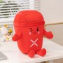 Juguete de peluche de bote de basura, muñeco de basura suave para el aprendizaje de los niños y la decoración del hogar.