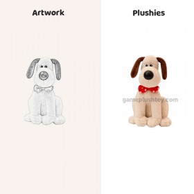 Puppy Plush Toy with Bow Decorative Dog Doll Birthday Gift for Girls Wholesale Puppy Plush Toy with Bow