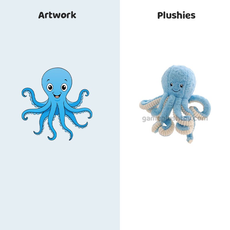 Pulpo de peluche súper suave, animal marino, regalo para niños