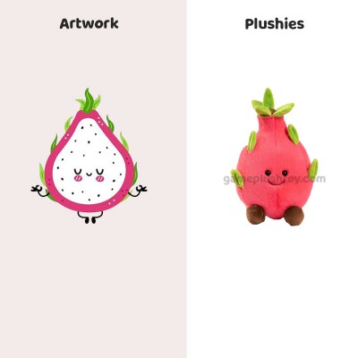 Peluches personnalisées de fruits et légumes, poupées en peluche douces et cadeaux en peluche personnalisés