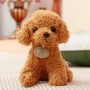 Peluche réaliste en forme de chien, mini ours en peluche pour bébés et enfants
