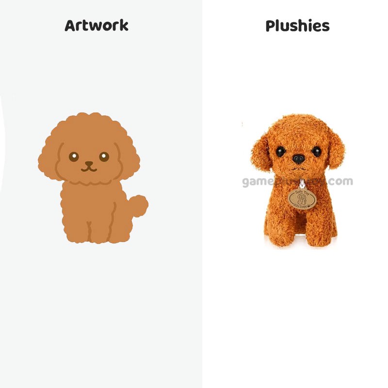 how to get Realistic Dog Plush Toy Mini Teddy Dog