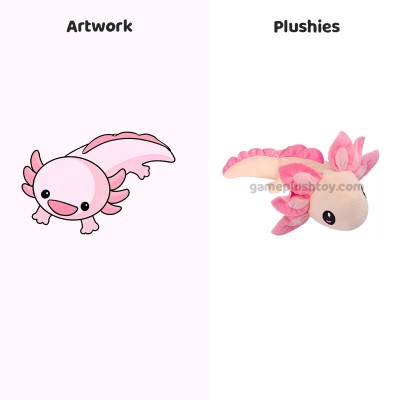 Peluche axolotl, salamandre douce, poupée en peluche pour anniversaire d'enfant