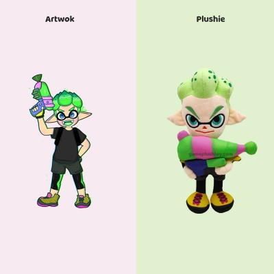 custom big pearl plush splatoon gift for boy girl